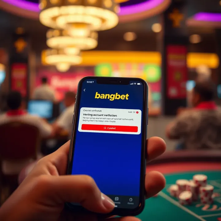 Verification confirmation notification on a smartphone after successful Bangbet account registration