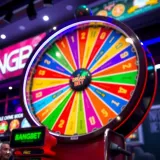 Colorful spinning wheel used in Bangbet Dream Catcher live betting game