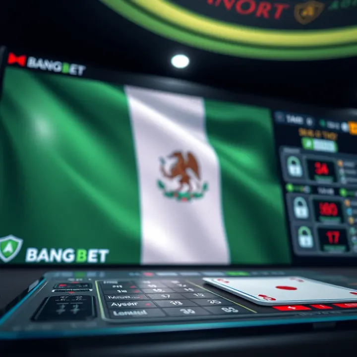 Secure online sports betting platform with a Nigerian flag and digital security icons