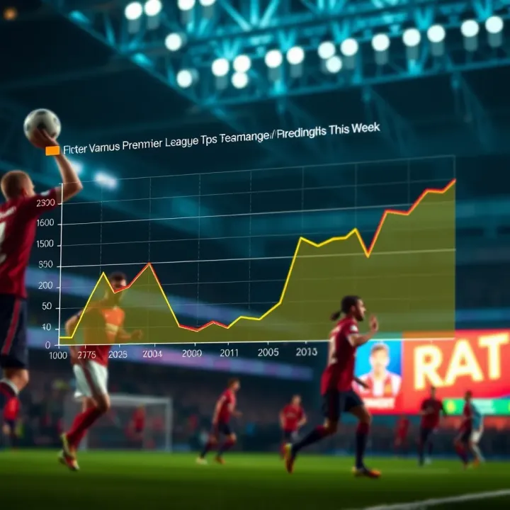 Graph showing Premier League team performance trends for strategic betting