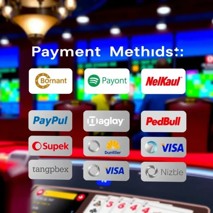 Various payment method icons compatible with Nigerian betting platforms