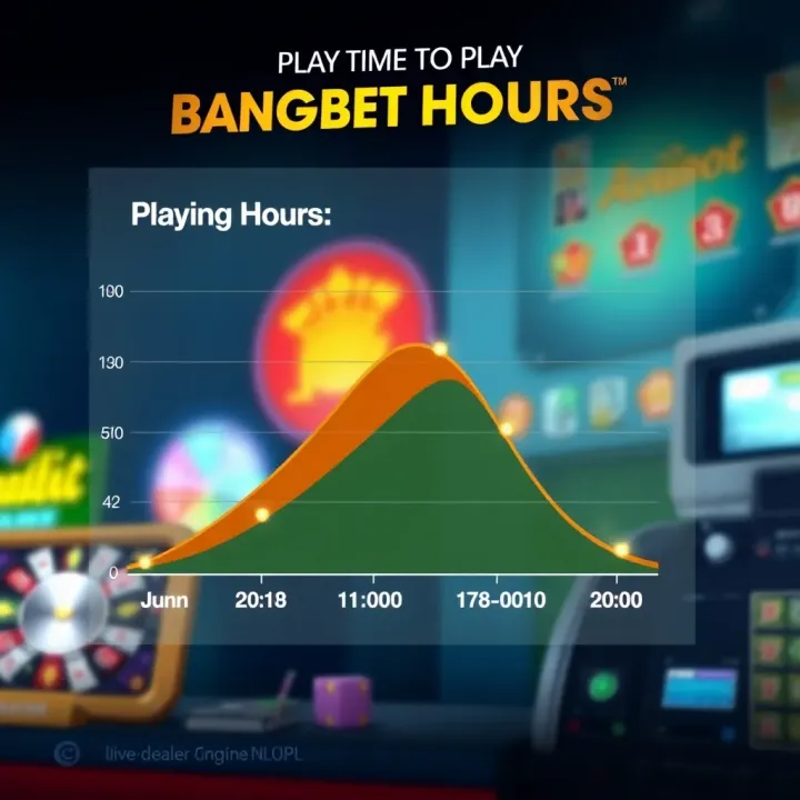 Graph showing peak hours for playing BangBet Aviator to maximize winning chances