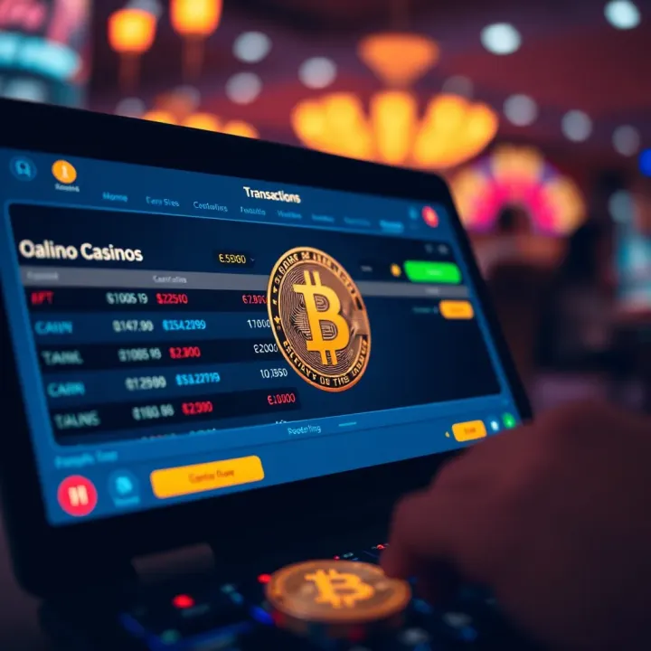 Digital wallet interface showing bitcoin transactions for online casino deposits in Nigeria