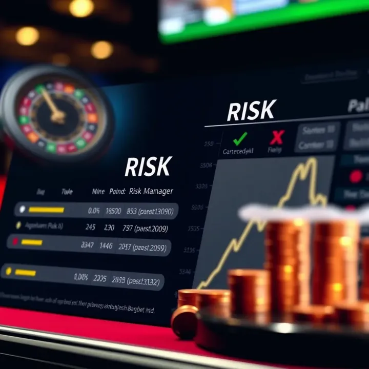 Graph showing bankroll management principles and risk control methods for betting on Bangbet platform