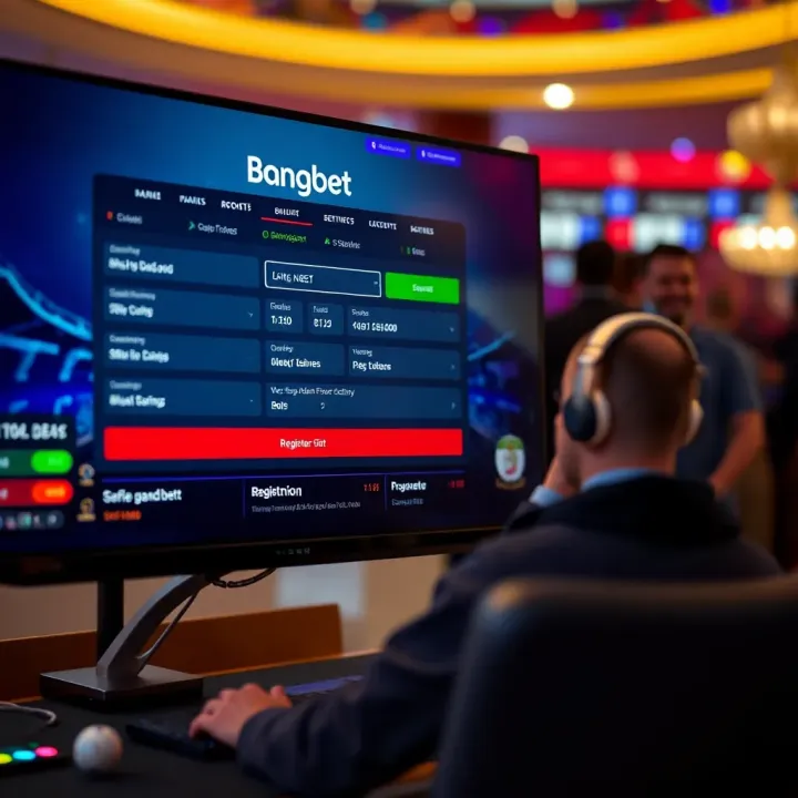 User filling out registration form on a sports betting website