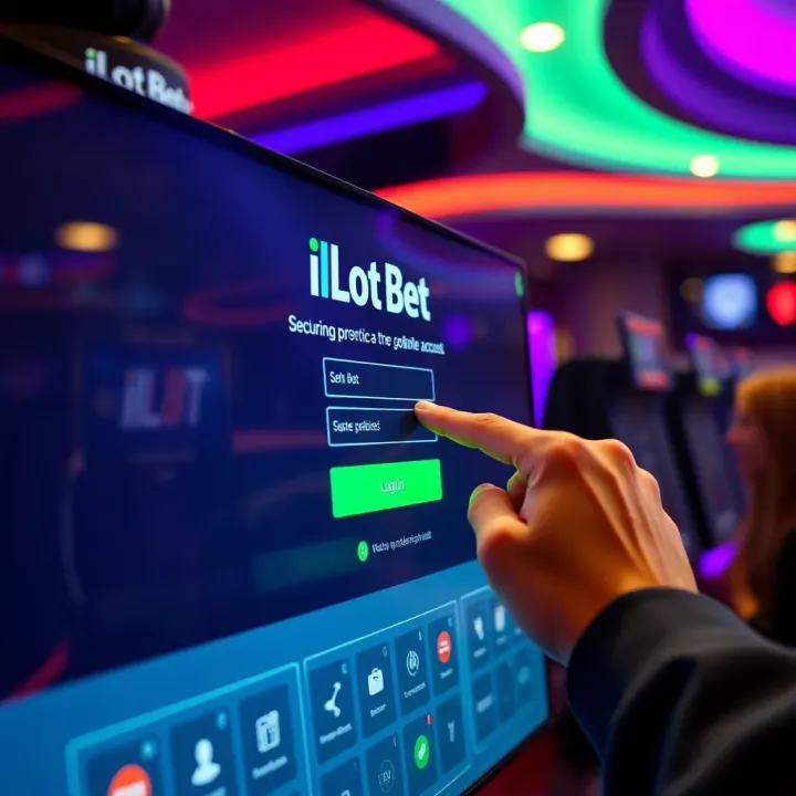 User entering credentials on a secure login interface for a betting platform