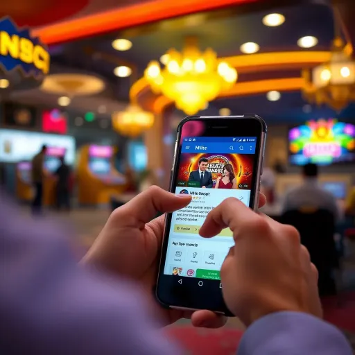 User navigating the Mlite Bangbet download page on a basic Android mobile phone