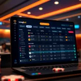 Dashboard showing live football scores and match statistics on a digital platform