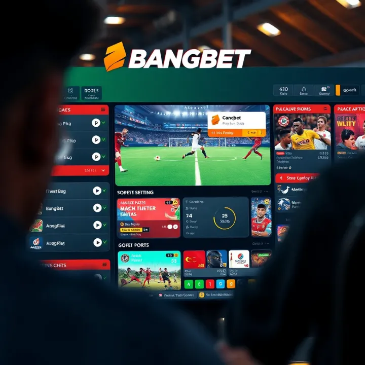 Overview of BangBet Sports Betting Interface for Nigerian Users Interface showing sports betting options available on the BangBet platform in Nigeria