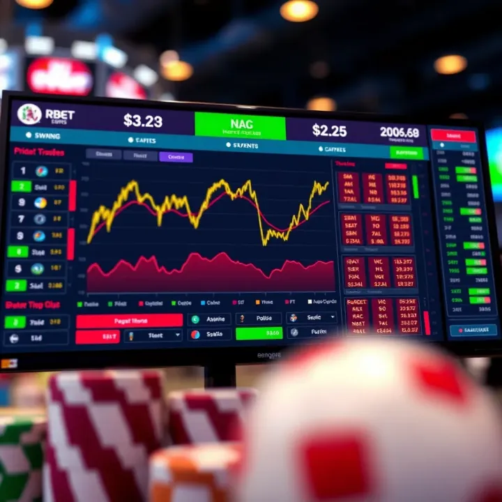 Graphical display of betting trends and tips for making informed wagers using live match data