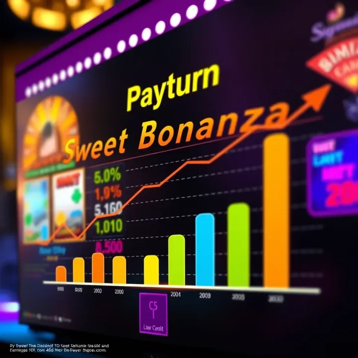 Graph illustrating Return to Player percentage and its influence on slot game payouts