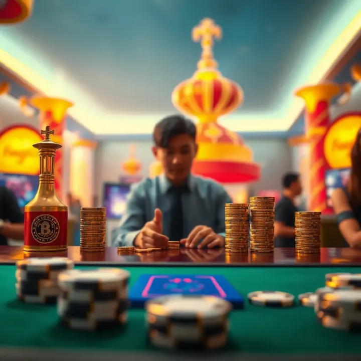 Conceptual graphic representing benefits and opportunities available through becoming a BangBet agent, with icons symbolizing growth and success