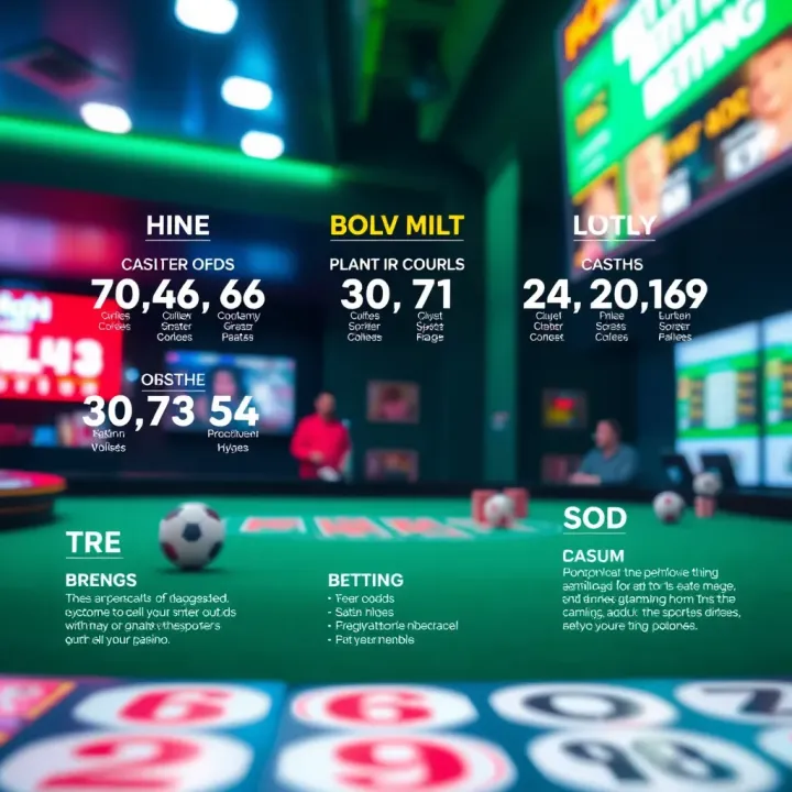 Illustration showing different types of betting odds and their impact on sports betting outcomes