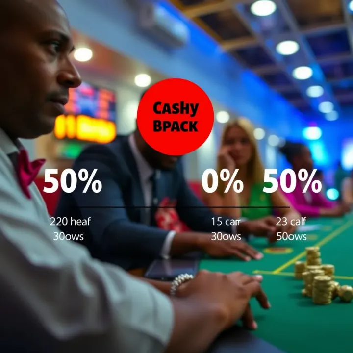 Graphic depicting comparison of cashback offers across Nigerian betting platforms