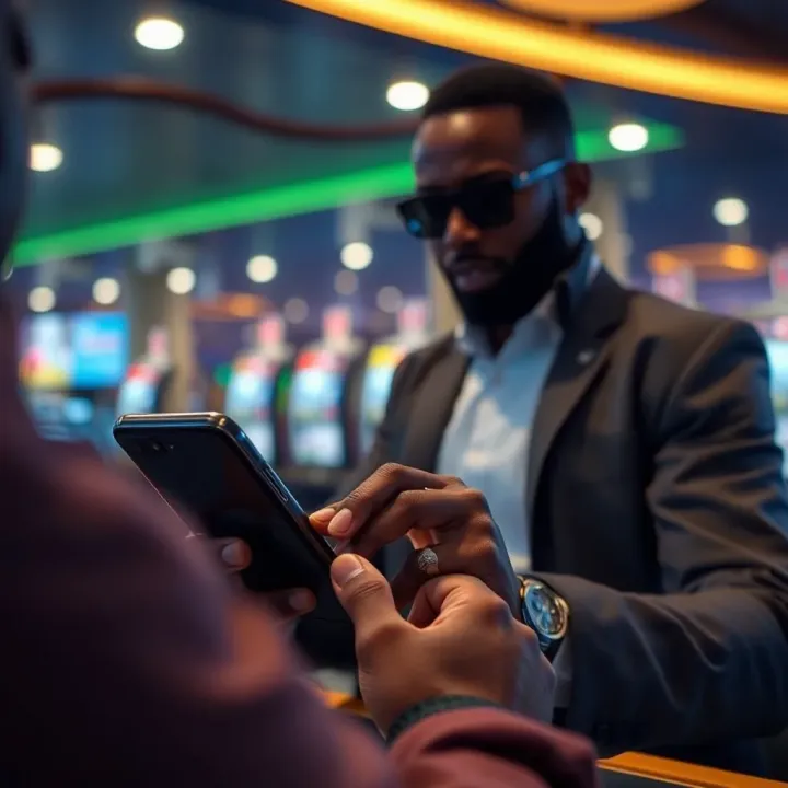 User navigating the Bangbet online betting platform on a smartphone