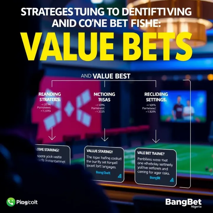 Diagram depicting strategies to identify value bets and manage betting risks effectively