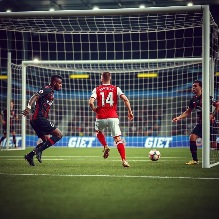 Graphic showing home soccer team defending a clean sheet against opponent