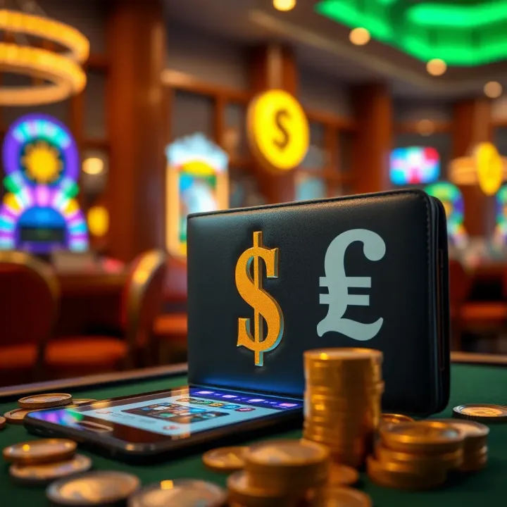 Digital wallet and naira currency symbols illustrating secure payment options and fintech innovation in Nigerian gaming
