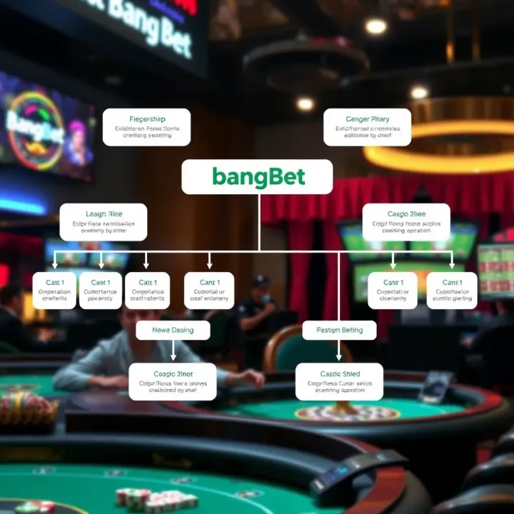 Diagram depicting the ownership structure and business operations of a leading Nigerian sports betting company